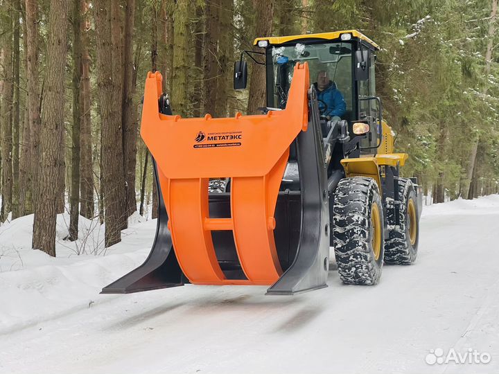 Бревнозахват на фронтального погрузчик xcmg LW 300