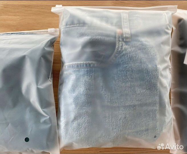 Пакеты с бегунком для хранения