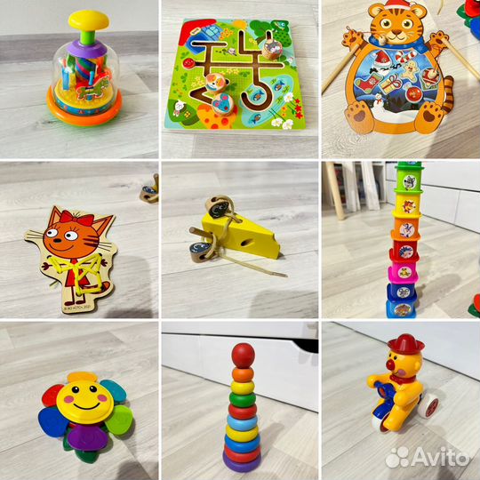 Развивающие игрушки пакетом
