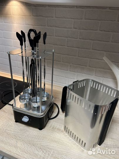 Электро шашлычница бу