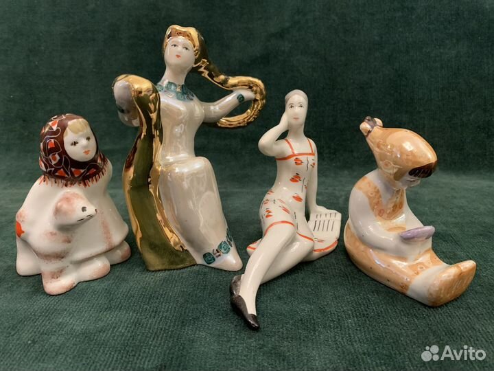Фарфоровые статуэтки времен СССР Сысерть
