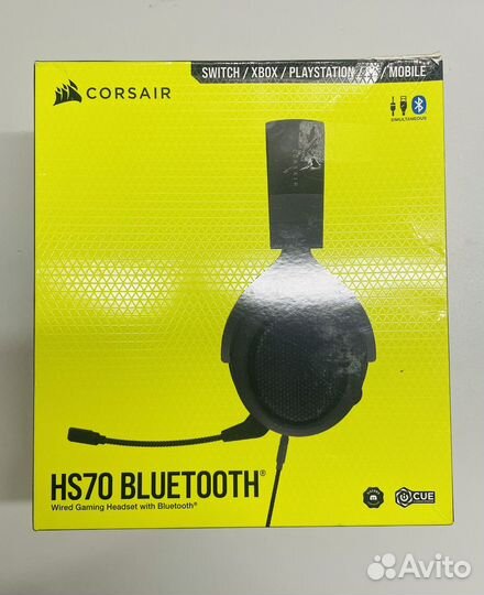 Беспроводные наушники Corsair HS70 Bluetooth