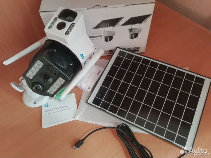 Камера видеонаблюдения 4G на солнечных батареях