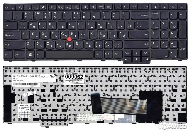 Новая клавиатура Lenovo Edge E540 с подсветкой