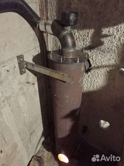 Печь на отработке с надувом