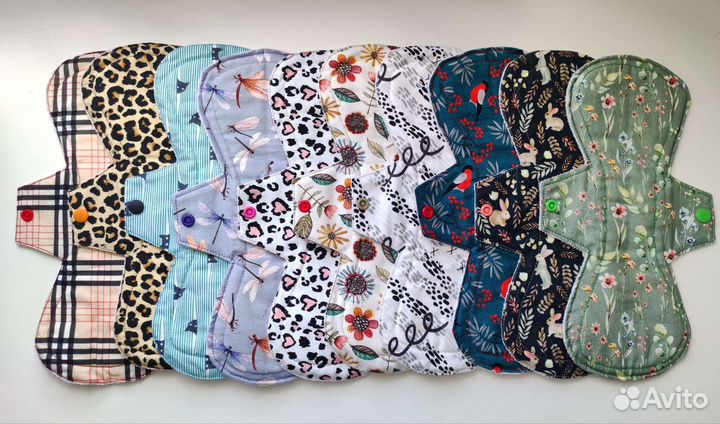 Прокладки женские тканевые многоразовые