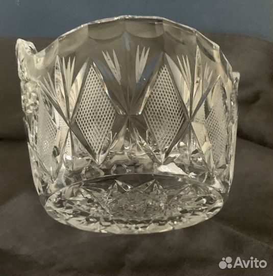 Конфетница хрустальная СССР