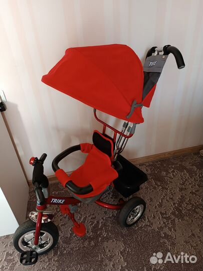 Велосипед с родительской ручкой