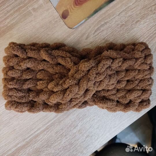 Повязка тёплая на голову