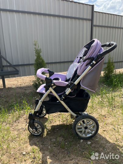 Прогулочная коляска capella с перекидной ручкой