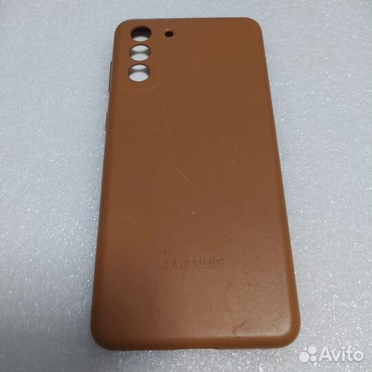 Чехол-накладка Leather Cover S21+