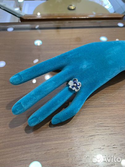 Кольцо серебряное