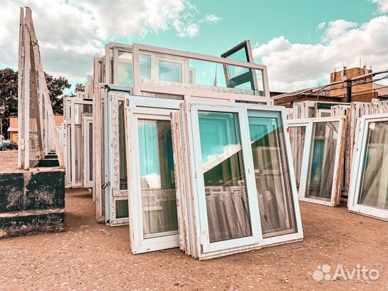 Пластиковые Окна и двери пвх бу