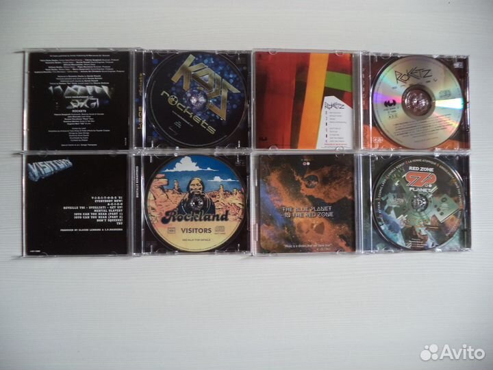 Rockets, Visitors, Red Zone Planet на CD