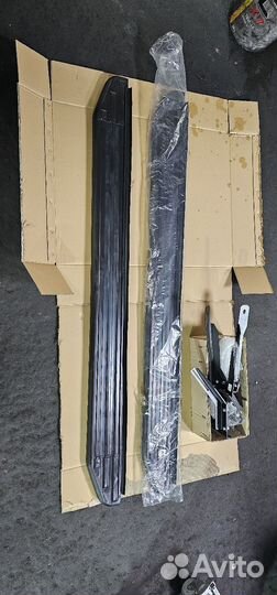 Пороги/подножки Hyundai Santa Fe