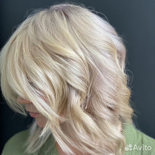 Модель на окрашивание волос