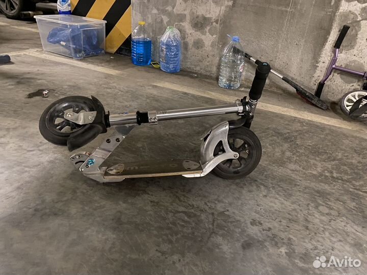 Самокат micro двухколесный 200 мм black