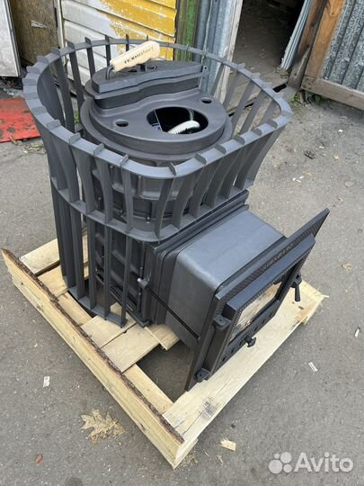 Печь для бани гефест авангард зк 24(П) 2 Ураган