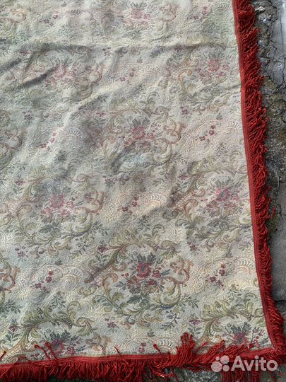 Плюшевая скатерть СССР