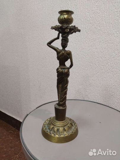 Подсвечник бронза