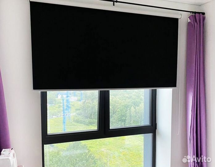 Римские шторы в детскую с приводом