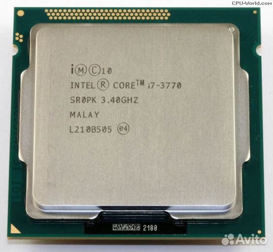 Процессор intel i7-3770 (4ядра по 3400MHz/LGA1155)