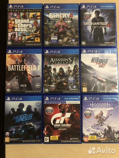 Игры для Sony PS4