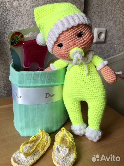 На выписку девочке. Мягкая игрушка