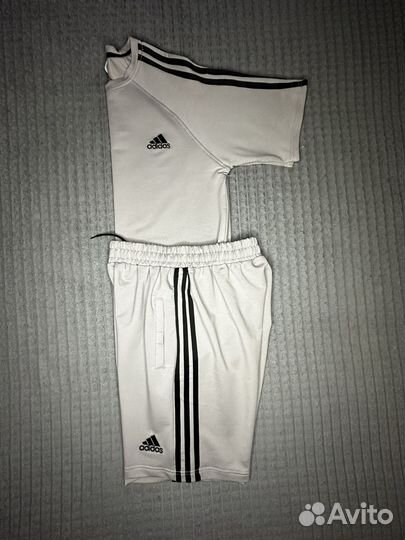 Костюм мужской летний футболка + шорты adidas