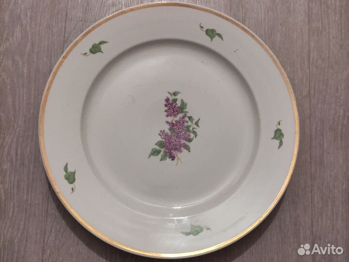 Блюдо сирень Дулёво