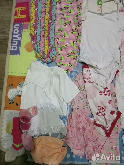 Детская одежда пакетом для девочек пакетом 68-86