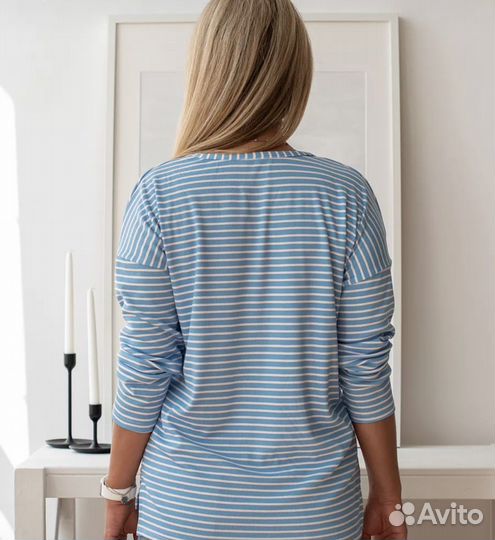 Лонгслив для беременных и кормящих oversize