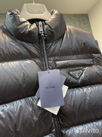 Prada пуховой жилет Re-Nylon XS