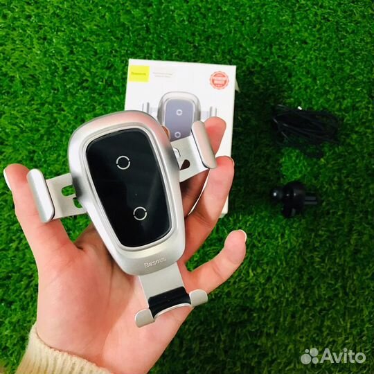 Автодержатель Baseus B01 + Беспроводная зарядка