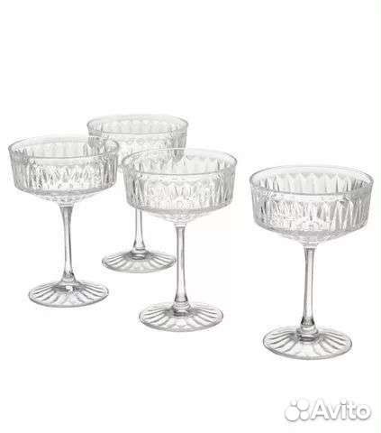 Бокалы для шампанского sällsкаplig IKEA 2 бокала