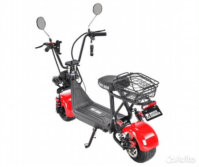 Электроскутер white siberia mini R 1200W