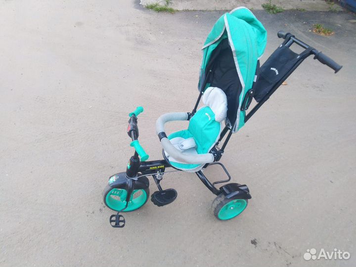 Детский велосипед с ручкой бу