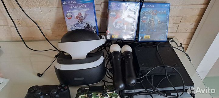 Playstation 4 slim и Playstation VR