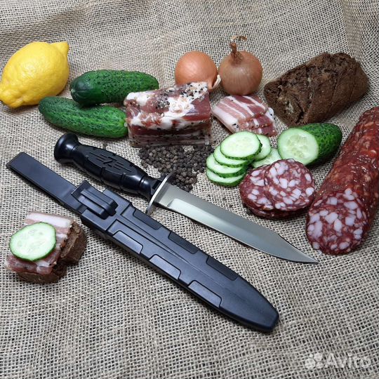 Нож Вишня нр-43 пластик ножны на молле