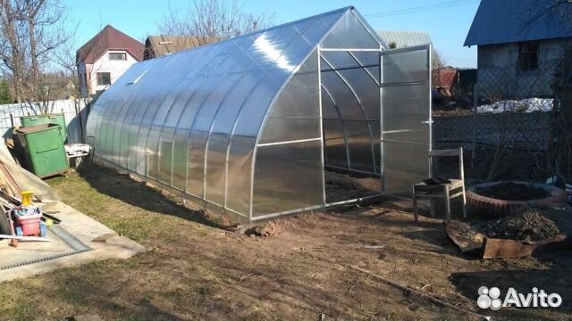 Теплицы. Прочный каркас из профтрубы 20х40 мм