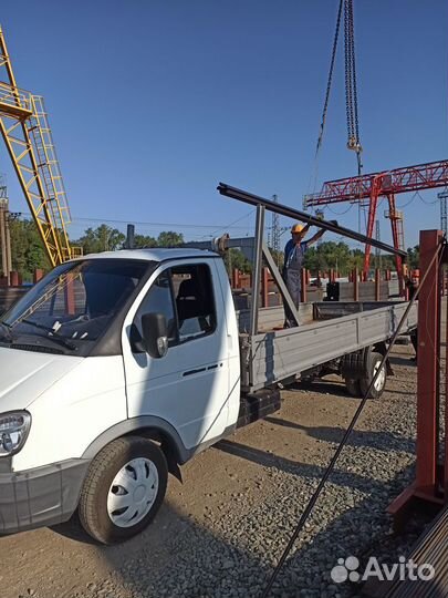 Газель открытая бортовая, груз 6 метров