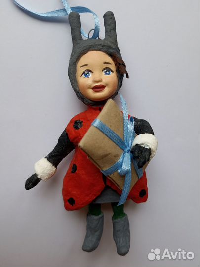 Ватные ёлочные игрушки