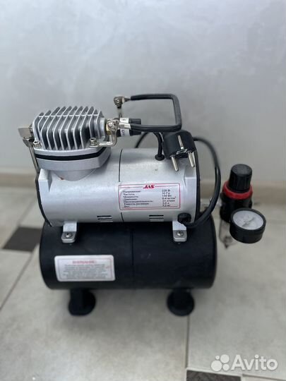 Компрессор Jas 1203 с аэрографом JAS 1146