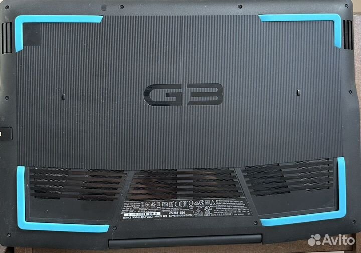 Игровой ноутбук dell