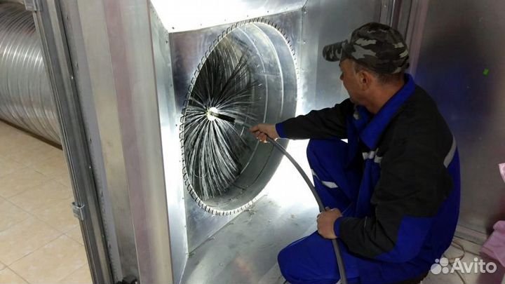 Чистка вентиляции / Обслуживание / Дезинфекция