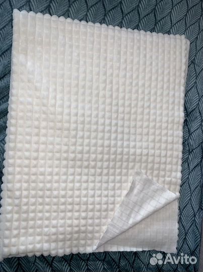 Ткань Плюш Minky квадратики