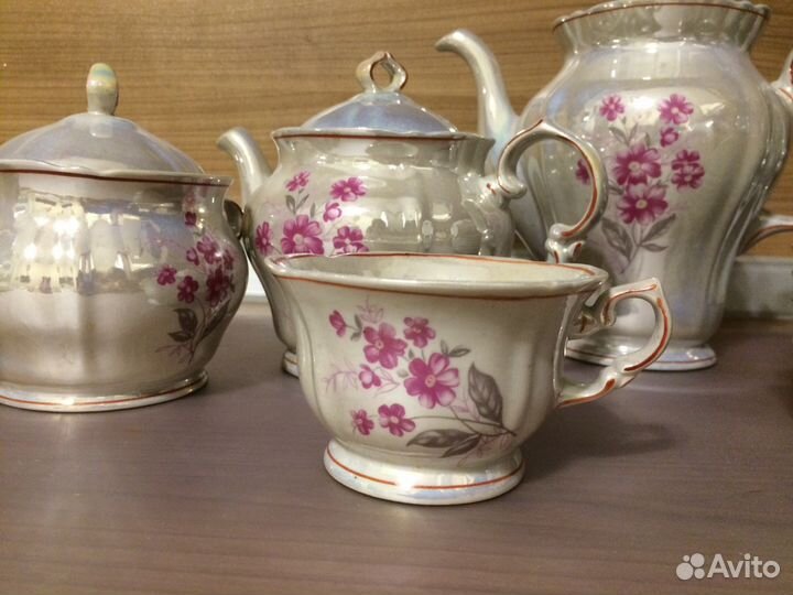 Сервиз чайный, селёдочницы