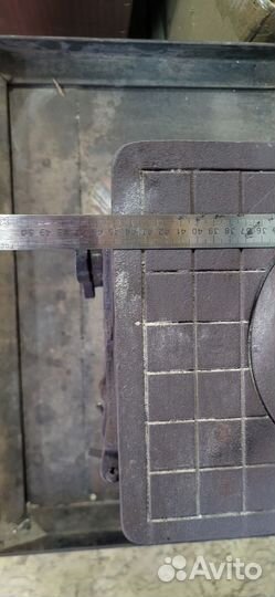 Печь буржуйка чугунная разборная СССР