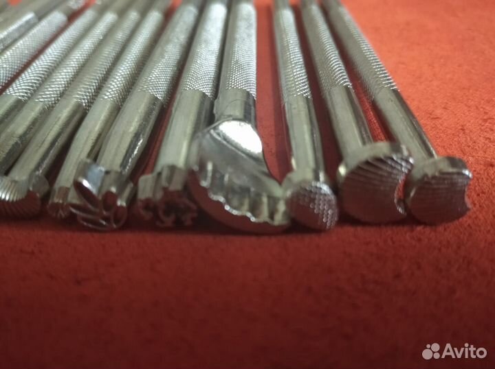 Тиснение по коже - набор штампов 20 шт