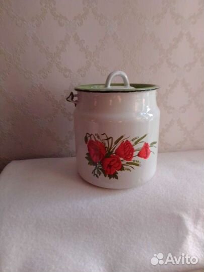 Бидон эмалированный СССР